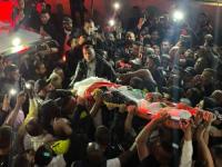 71 إصابة خلال اعتداء الاحتلال على جنازة الشريف بالقدس المحتلة