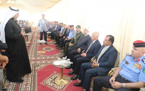 مندوبا عن الملك وولي العهد ..  العيسوي يعزي عشيرة الحراحشة وآل العيطان بوفاة العميد المهندس يوسف ماجد العيطان
