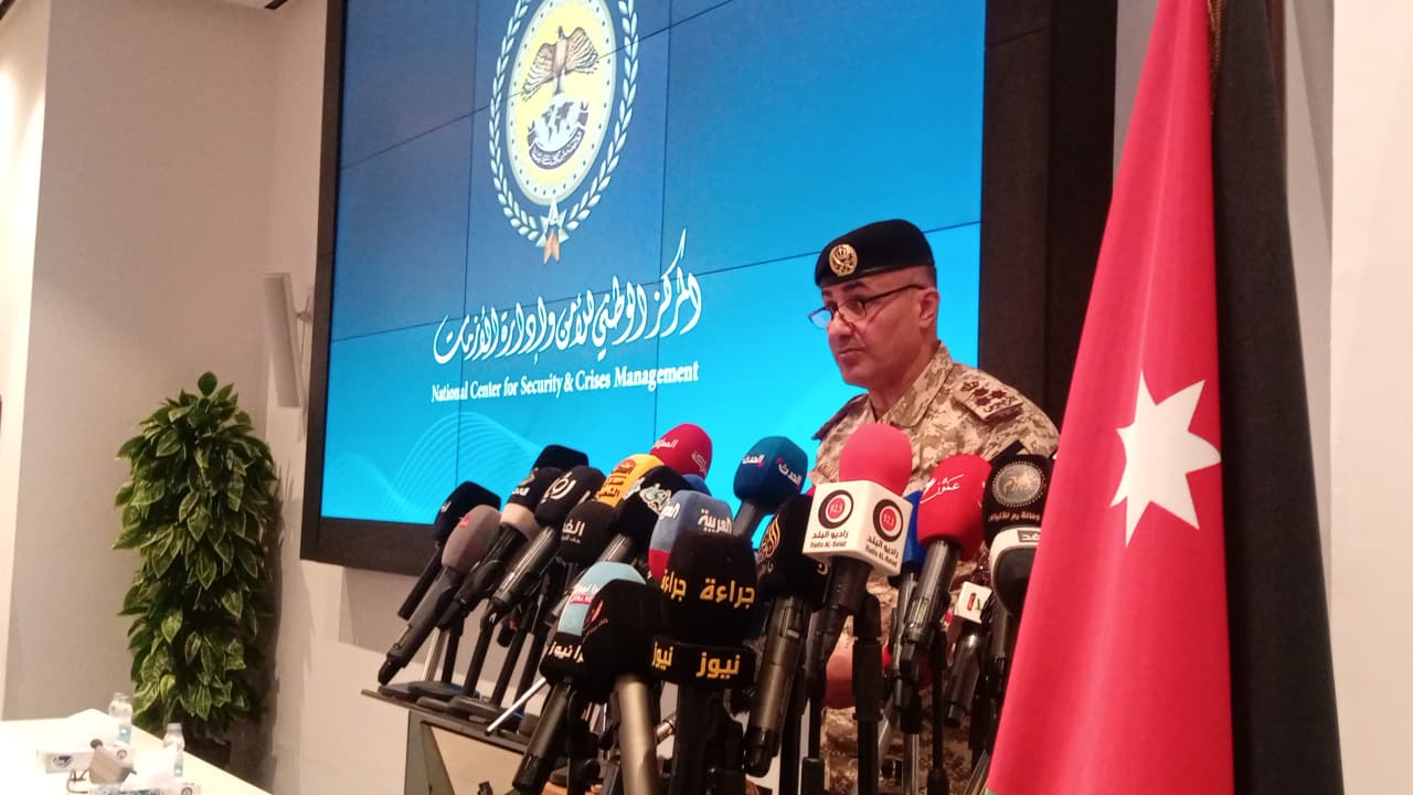 الجيش: اعتراض 261 صاروخا ومسيّرة من أصل 281 استهدفت الأردن خلال 5 أسابيع