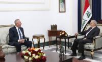 الرئيس العراقي يستقبل السفير الزعبي