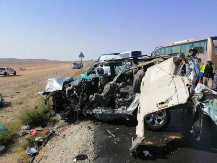 589 وفاة حصيلة حوادث الطرق بالأردن عام 2021