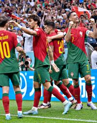 البرتغال تتأهل الى الدور الثاني في كأس العالم 