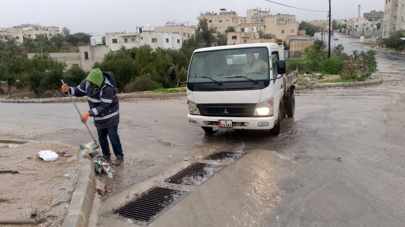 بلدية اربد: جميع الملاحظات اعتيادية ولا خطورة على حياة المواطنين 