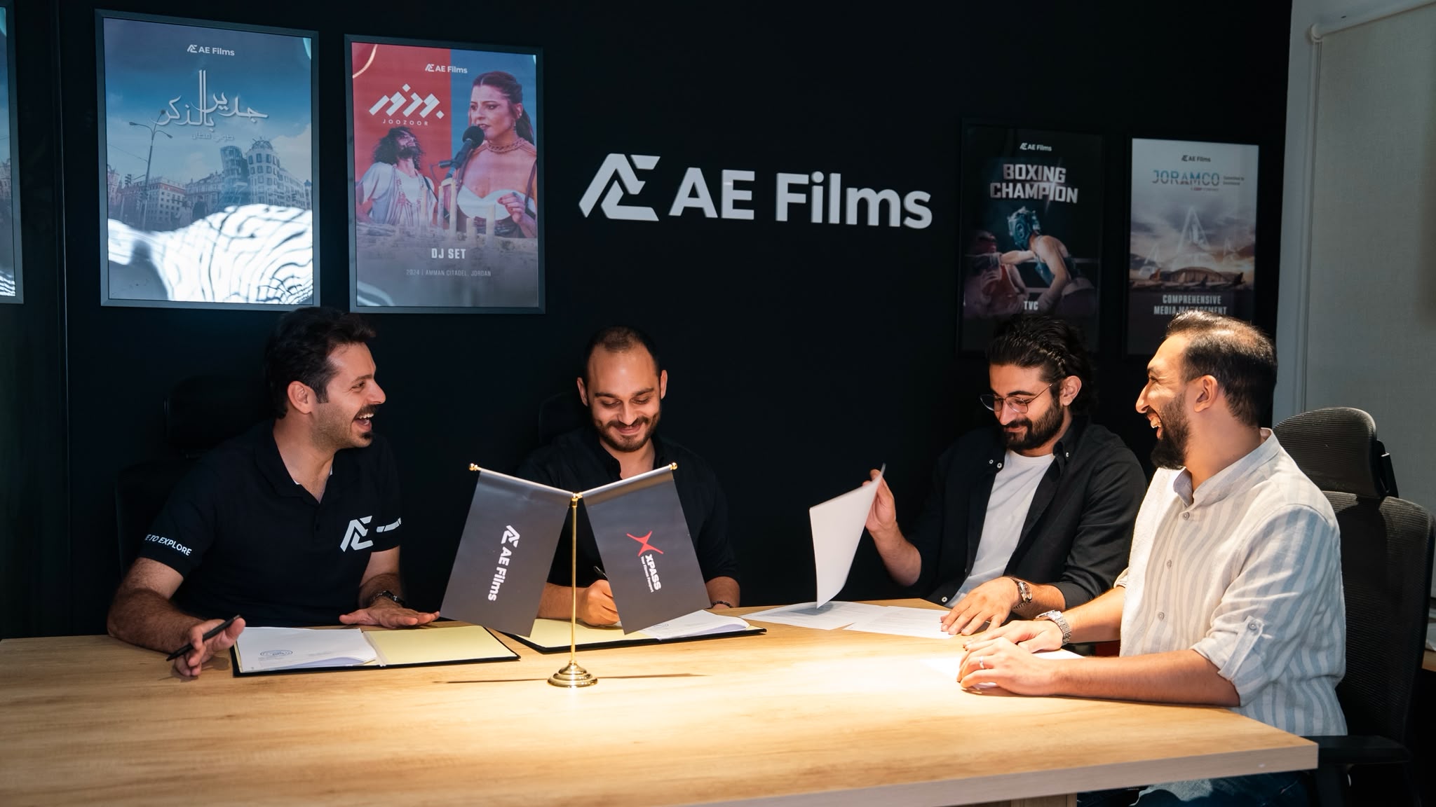 "AE Films" وتطبيق Xpass توقعان اتفاقية شراكة وتعيين عبدالرحمن عيسى مستشاراً إعلامياً