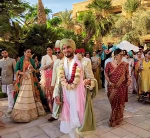 حفل زفاف هندي ضخم في البحر الميت - صور