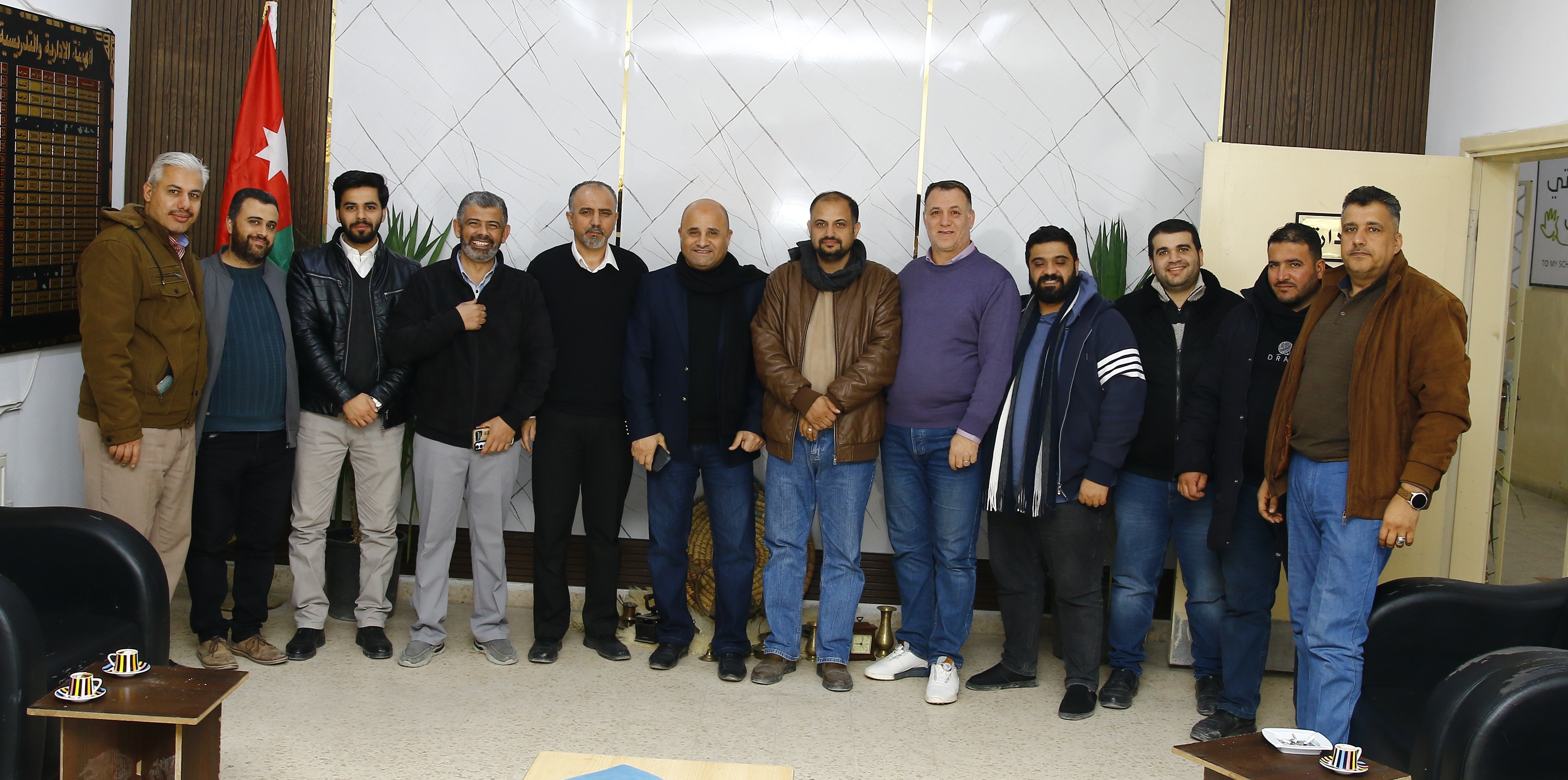 الحباشنة يتابع زيارة فريق من إدارة التعليم المهني والإنتاج لمدارس تربية معان